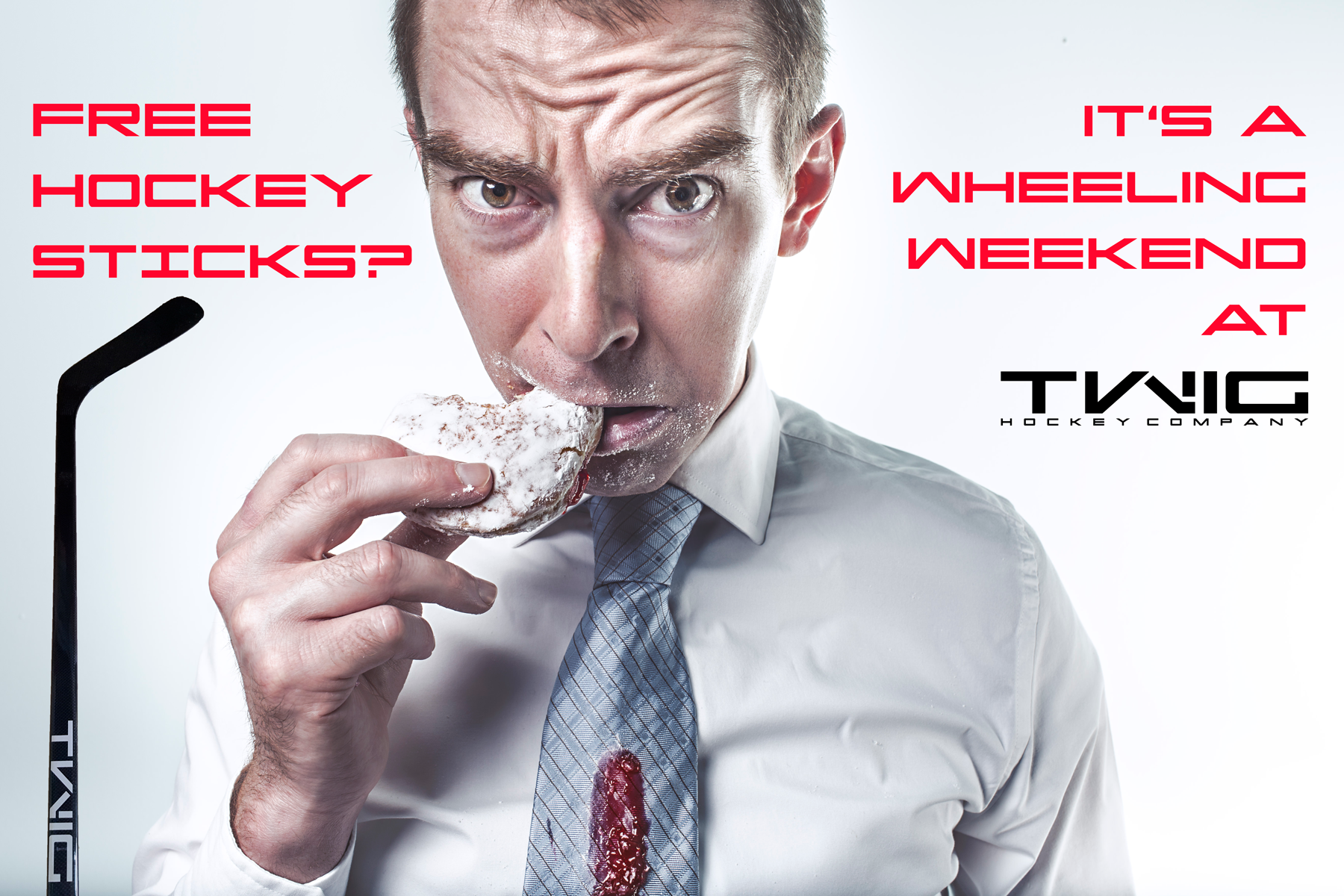 Free Hockey Sticks - It's a Wheeling Weekend!